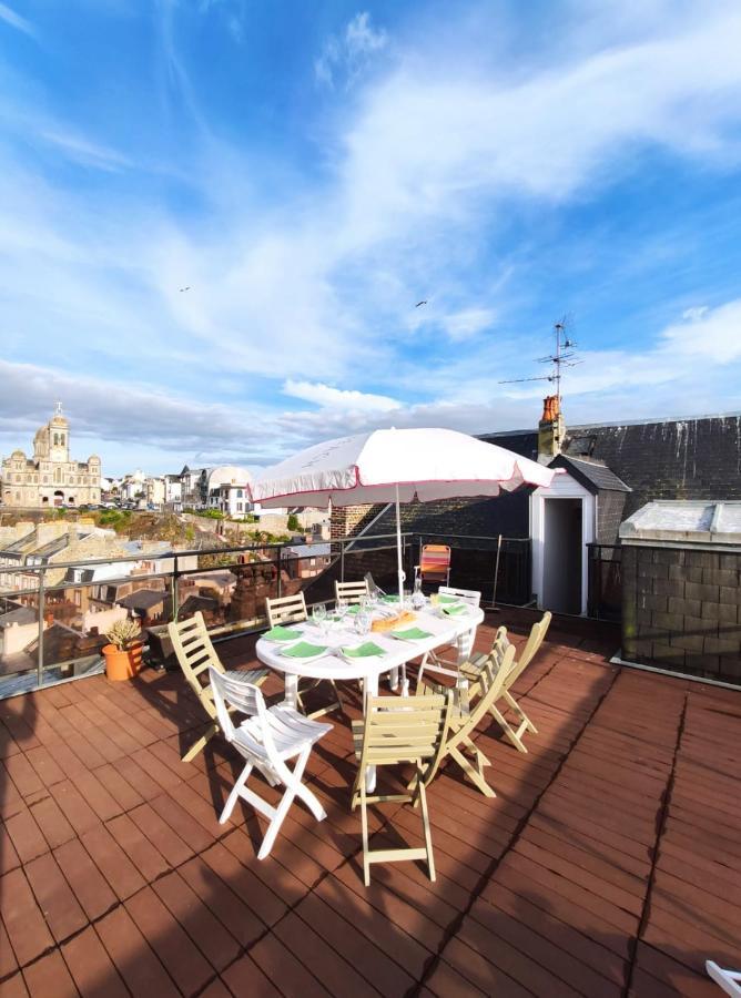 Apartament Le Balcon Des Vents Granville Zewnętrze zdjęcie